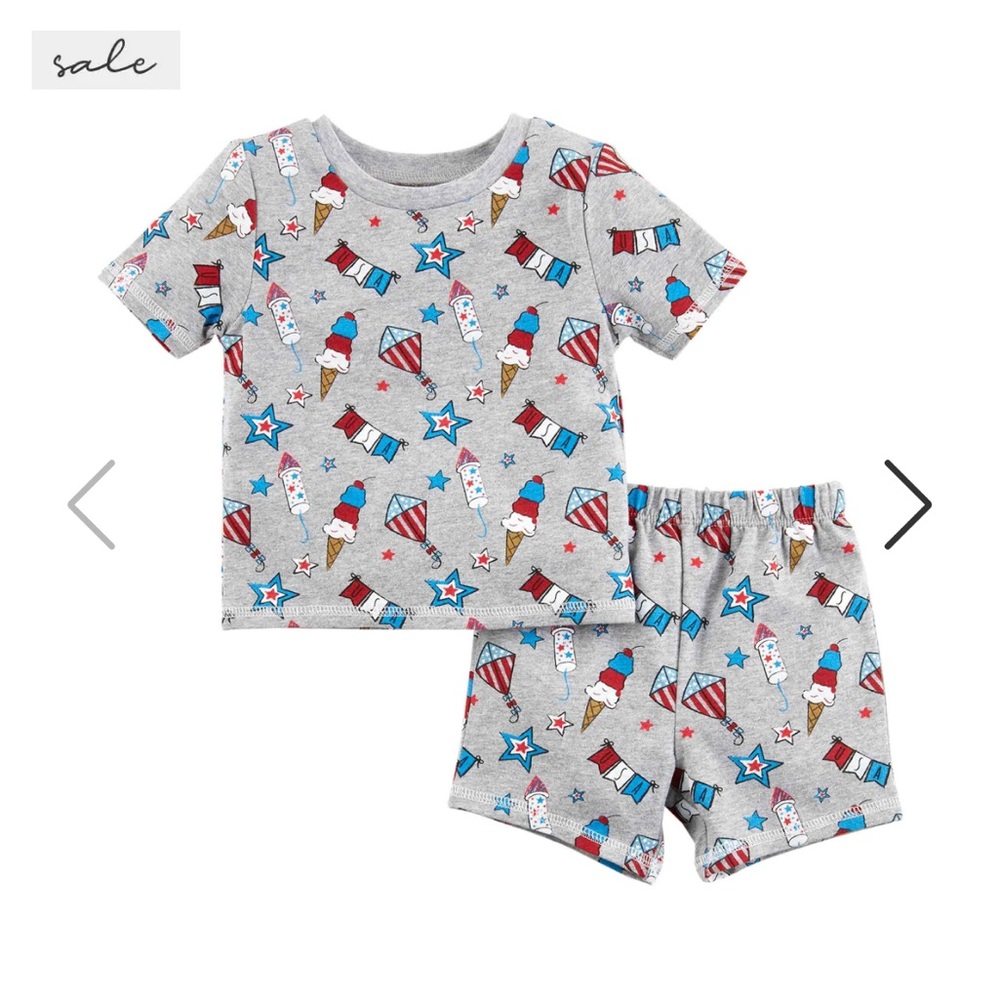 Mud Pie 4th of July Pajamas 12-18m - Picture 3 of 3